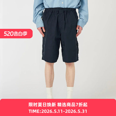 nanamica Nylon Twill Deck Shorts男女款宽松斜纹尼龙军事风短裤