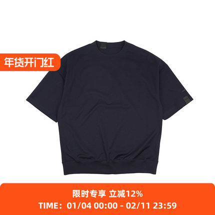 N.HOOLYWOOD T-SHIRT 天竺棉廓形圆领短袖T恤