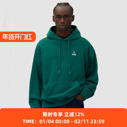 Arte HEART LOGO HOODIE 印花连帽套头卫衣