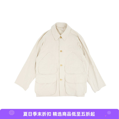 blurhms Silk/Cotton Nep Hunting Jacket 丝绵混纺猎装夹克