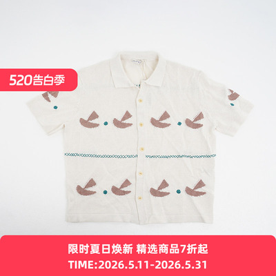 INSULAiRE 岛民 Summer-Knit Voyage Shirt 和纸人造丝航海衬衫
