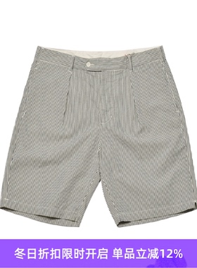 Engineered Garments Sunset Short EG 条纹泡泡纱复古工装短裤