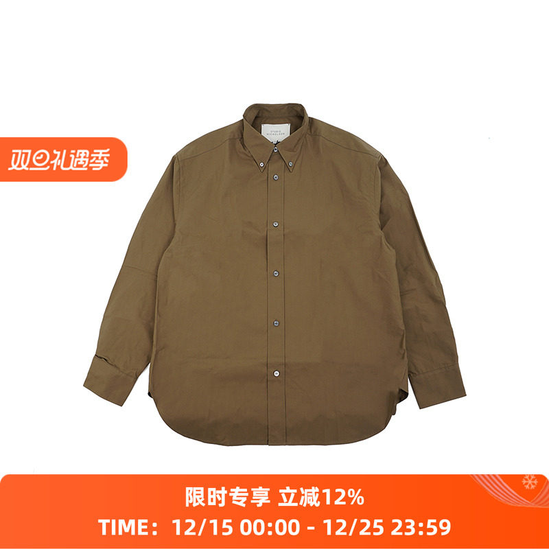 STUDIO NICHOLSON CLASSIC BUTTON DOWN 男装经典款廓形长袖衬衫