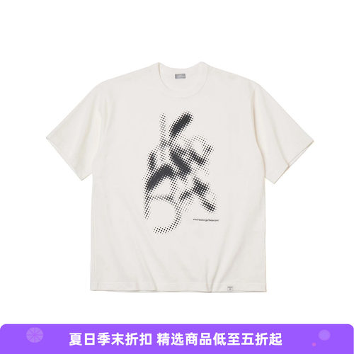 kolor BEACON Tee 宽松印花圆领短袖T恤