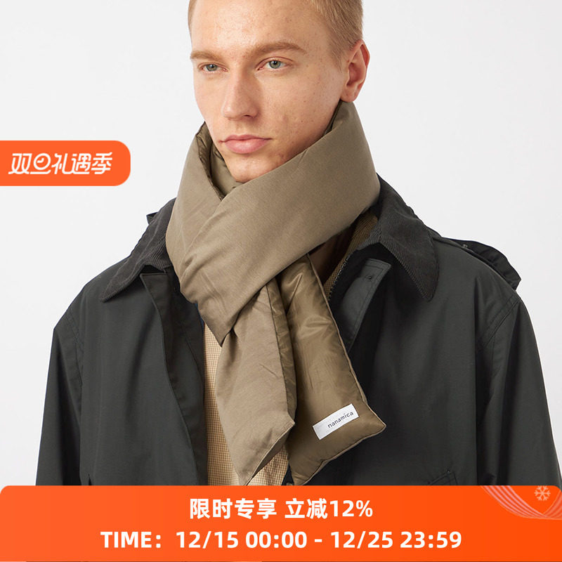 nanamica Down Muffler supima匹马棉羽绒围巾