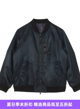 White Mountaineering 白山 MA-1 落叶迷彩双面穿工装棉服 夹克