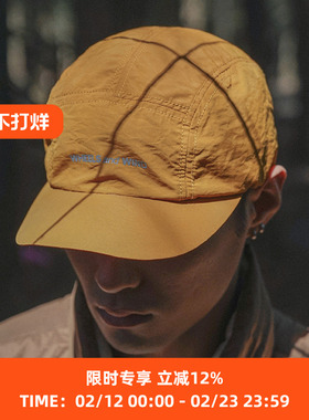 WHEELS and WIND 男女款超轻量防泼水速干户外骑行鸭舌帽