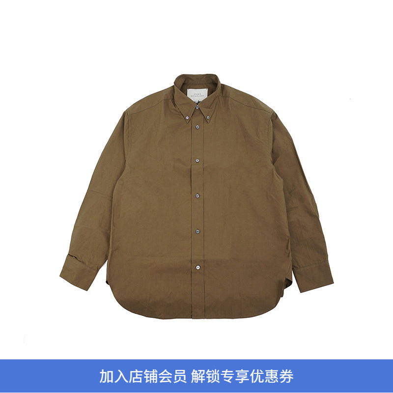 STUDIO NICHOLSON CLASSIC BUTTON DOWN 男装经典款廓形长袖衬衫图片