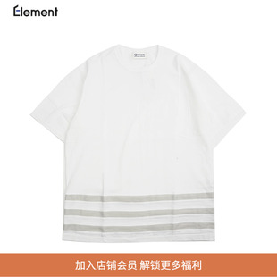 Karamiori Striped Hem T恤 KUON Tee 日本古老纱织条纹拼接短袖