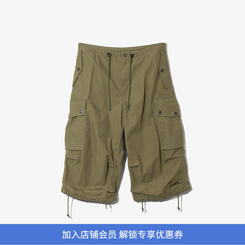 Needles Field Short - Cotton Ripstop 军事风工装短裤
