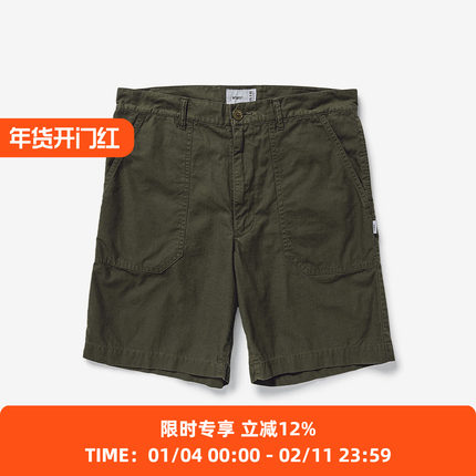 WTAPS BUDS SHORTS/SHORTS. COTTON. RIPSTOP 工事风 工装 短裤