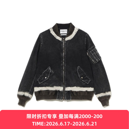 NOMA TEXTILE Hand Dye Flight Jacket 职人手工染色飞行夹克外套