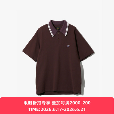 Needles Regular Collar Polo - Cotton Pique 蝴蝶短袖Polo衫
