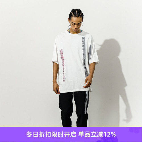 日本印花简约短袖T恤圆领