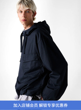 STUDIO NICHOLSON JACKETS 男装成衣染色军事风连帽套头夹克