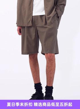 YOKE Wool Washer Tropical 2Pleated 夏季羊毛凉爽细腻双摺短裤