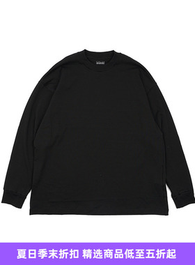 YOKO SAKAMOTO BIG L/S T-SHIRT 天然成衣染色宽松廓形长袖T恤