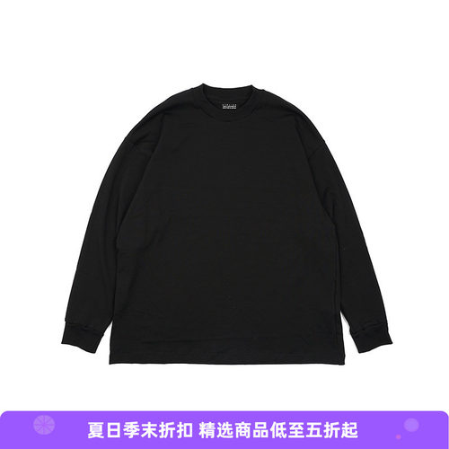 YOKO SAKAMOTO BIG L/S T-SHIRT 天然成衣染色宽松廓形长袖T恤