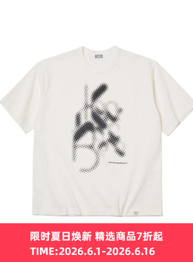 kolor BEACON Tee 宽松印花圆领短袖T恤