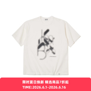 kolor BEACON Tee 宽松印花圆领短袖T恤