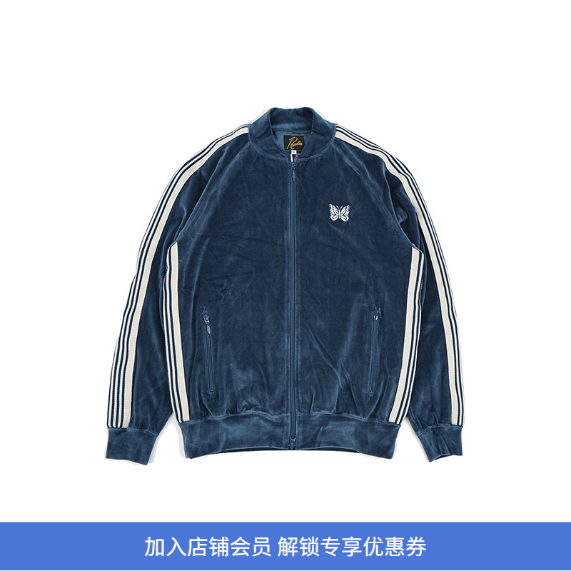 Needles天鹅绒复古运动夹克