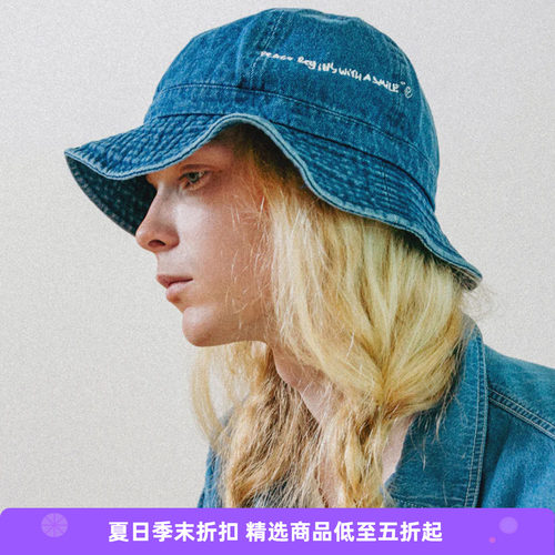 INNAT EMBROIDERED METRO HAT 手工刺绣牛仔渔夫帽