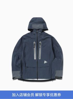 and wander PERTEX SHIELD rain 经典款专业防水透气反光冲锋衣