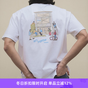 印花短袖 Element Together 圆领T恤 Let
