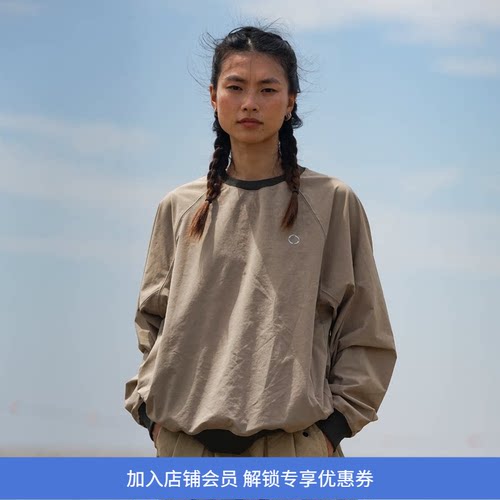 WHEELSandWIND圆领运动卫衣