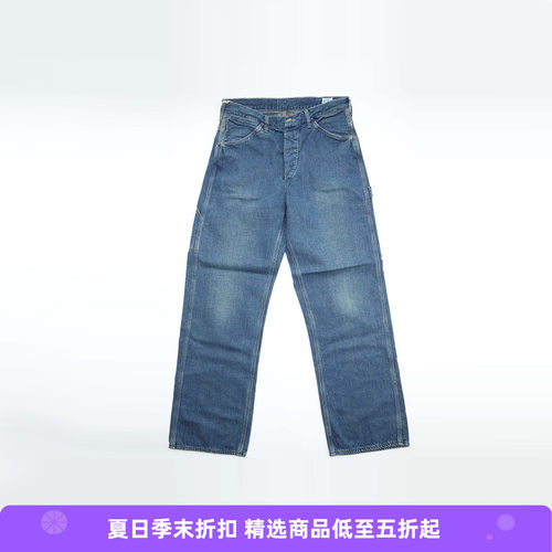 orslow DENIM PAINTER PANTS WASH 50年代复古9oz水洗牛仔工装裤