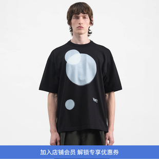 YMC TRIPLE T SHIRT 男女装宽松印花圆领短袖T恤