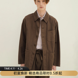 KAPTAIN SUNSHINE Gaba. Work 埃及棉比利时亚麻混纺工装夹克