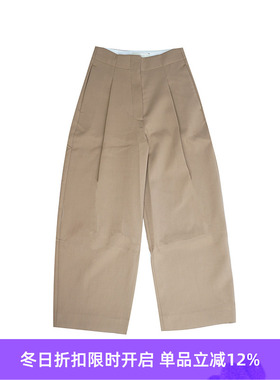 STUDIO NICHOLSON PANTS DEEP PLEAT 女装垂坠廓形休闲九分裤