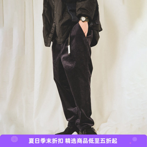 灯芯绒九分休闲裤PRIMEE