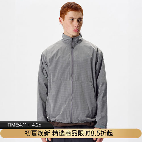 Goldwin Dope Dyed Rip-stop Wind Jacket 染色波纹尼龙防风夹克
