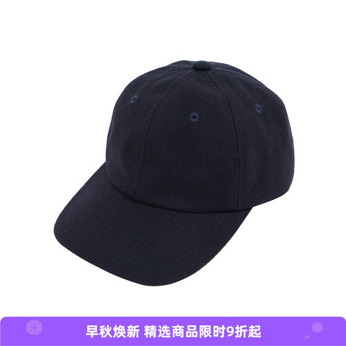 KIJIMA TAKAYUKI MELTON 6PANEL CAP 羊毛混纺六片棒球帽