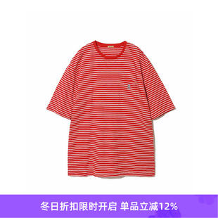 SHEPHERD系列圆领短袖 条纹T恤 UNDERCOVER