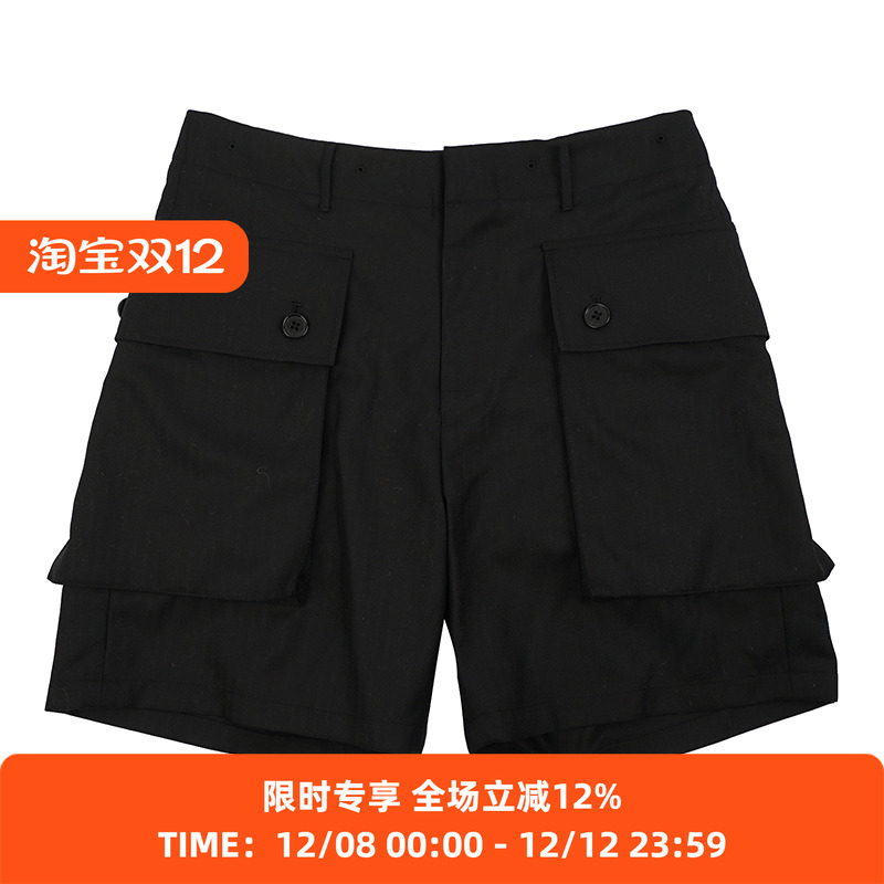 DAIRIKU多口袋羊毛工装短裤
