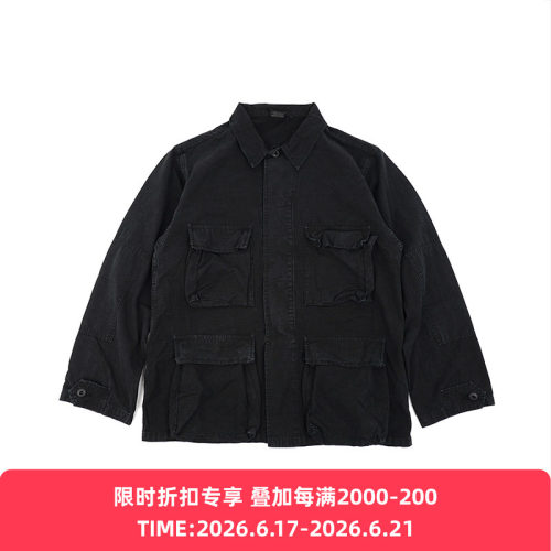 orslow STONE BLACK B.D.U JACKET 日本制水洗复古军事风夹克外套