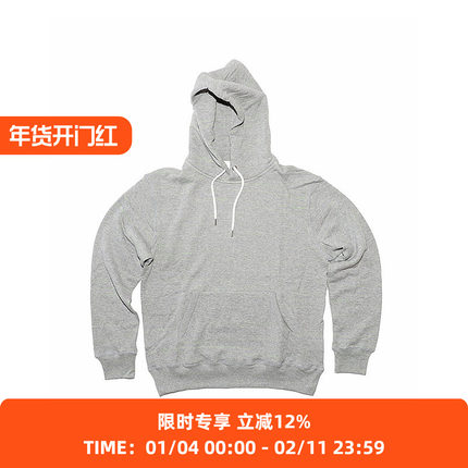 moc T LOPWHEEL HOODIE 日本制 荧光纱线混合连帽卫衣 帽衫