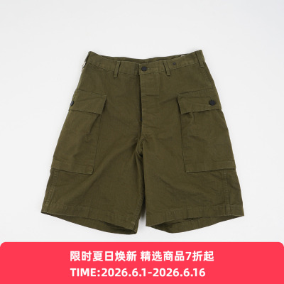 orslow U.S ARMY 2 POCKET CARGO SHORTS 40年代复古美式工装短裤