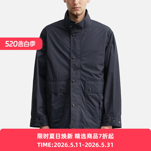 nanamica Packable Field Jacket 防风防水可收纳军事风立领夹克