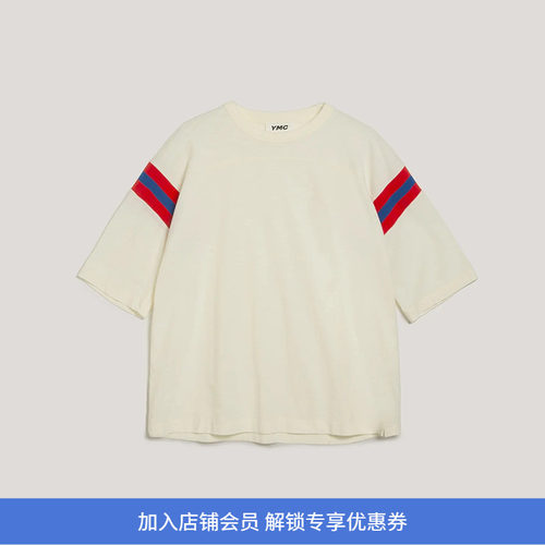 YMC有机棉廓形圆领短袖T恤