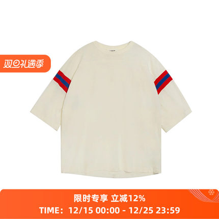 YMC SKATE T SHIRT 男装有机棉廓形圆领短袖T恤