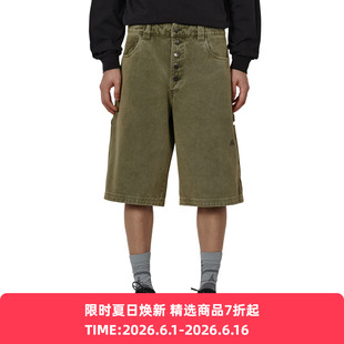 ROA ASH Canvas Shorts 成衣水洗做旧中裤 短裤