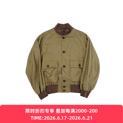 YOKE Silk Nylon Driving Blouson 丝绸尼龙军事风夹克外套