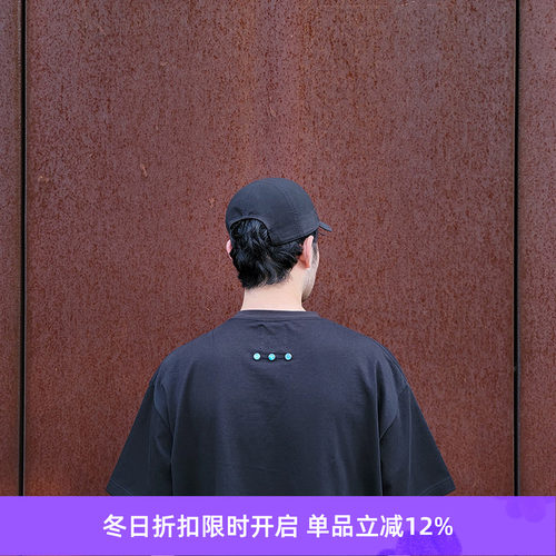 现货圆领版型纯色男女短袖