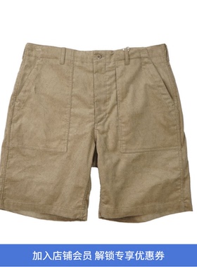 Engineered Garments Fatigue Short EG细灯芯绒复古工装甲板短裤