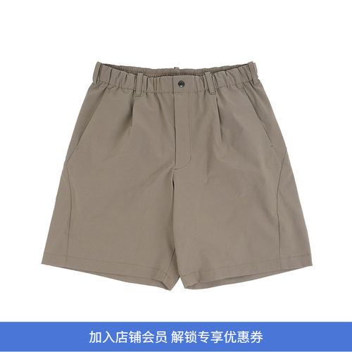 Goldwin One Tuck Light Stretch Shorts 轻量伸缩性宽松短裤