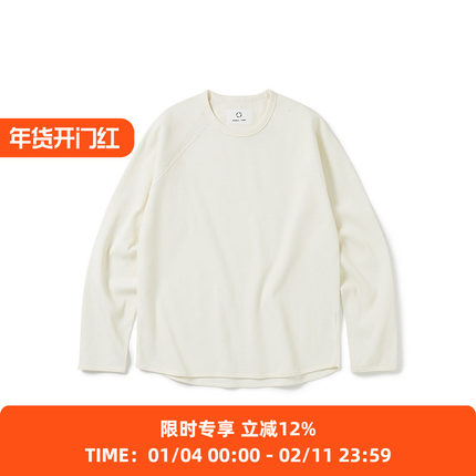 WHEELS and WIND 男女日本帝人高科技吸湿速干华夫格运动长袖T恤